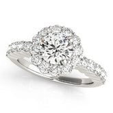 Engagement Rings Halo Round - TN50830-E
